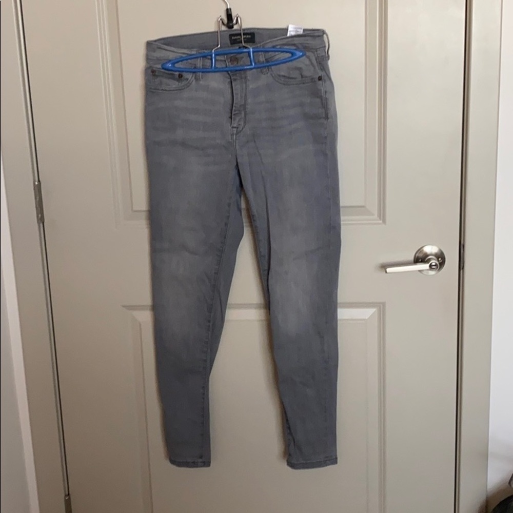 Gray Banana Republic Skinny Jeans